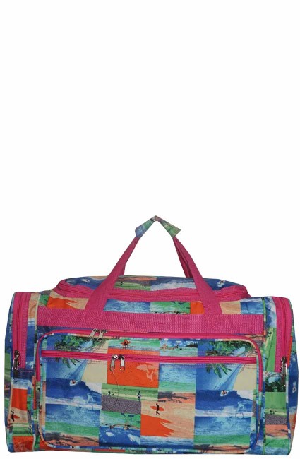 Printed Duffle Bag-T22/191/PK